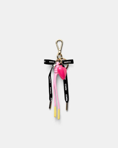 Bungee Ribbon Bag Charm Gift Box - Pink Sorbet