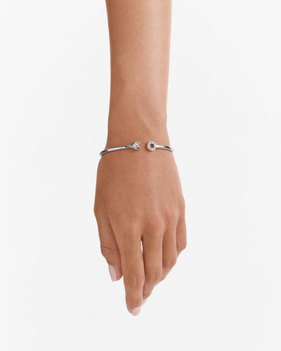 Encanto Open Cuff Bracelet - Silver