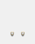 Forever Love Stud Earrings - Gold