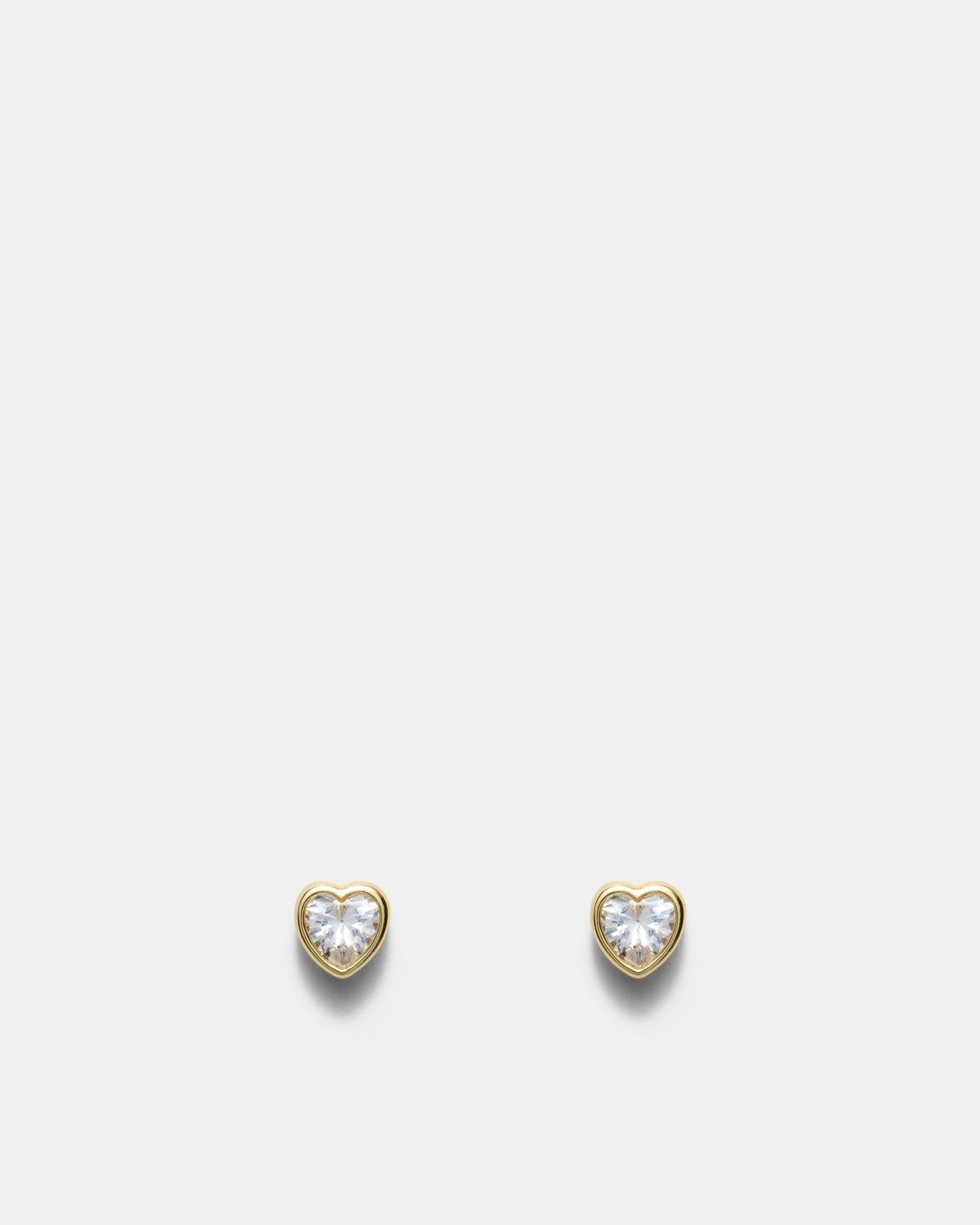 Forever Love Stud Earrings - Gold