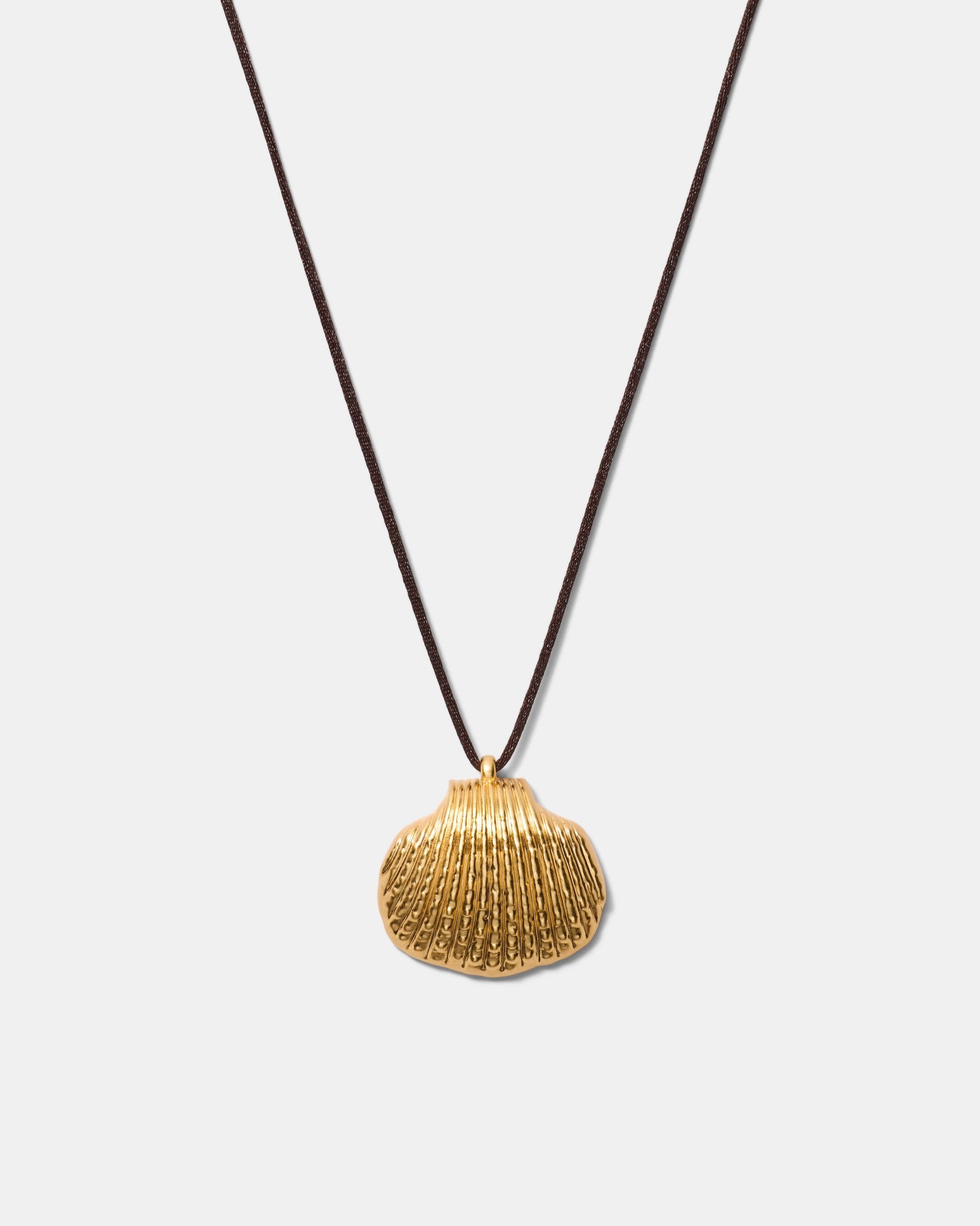 Shell Toggle Necklace - Gold