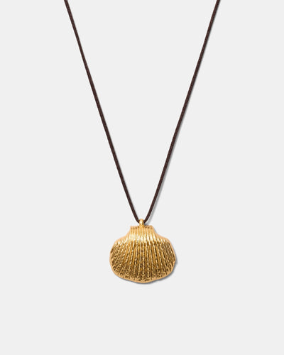 Shell Toggle Necklace - Gold