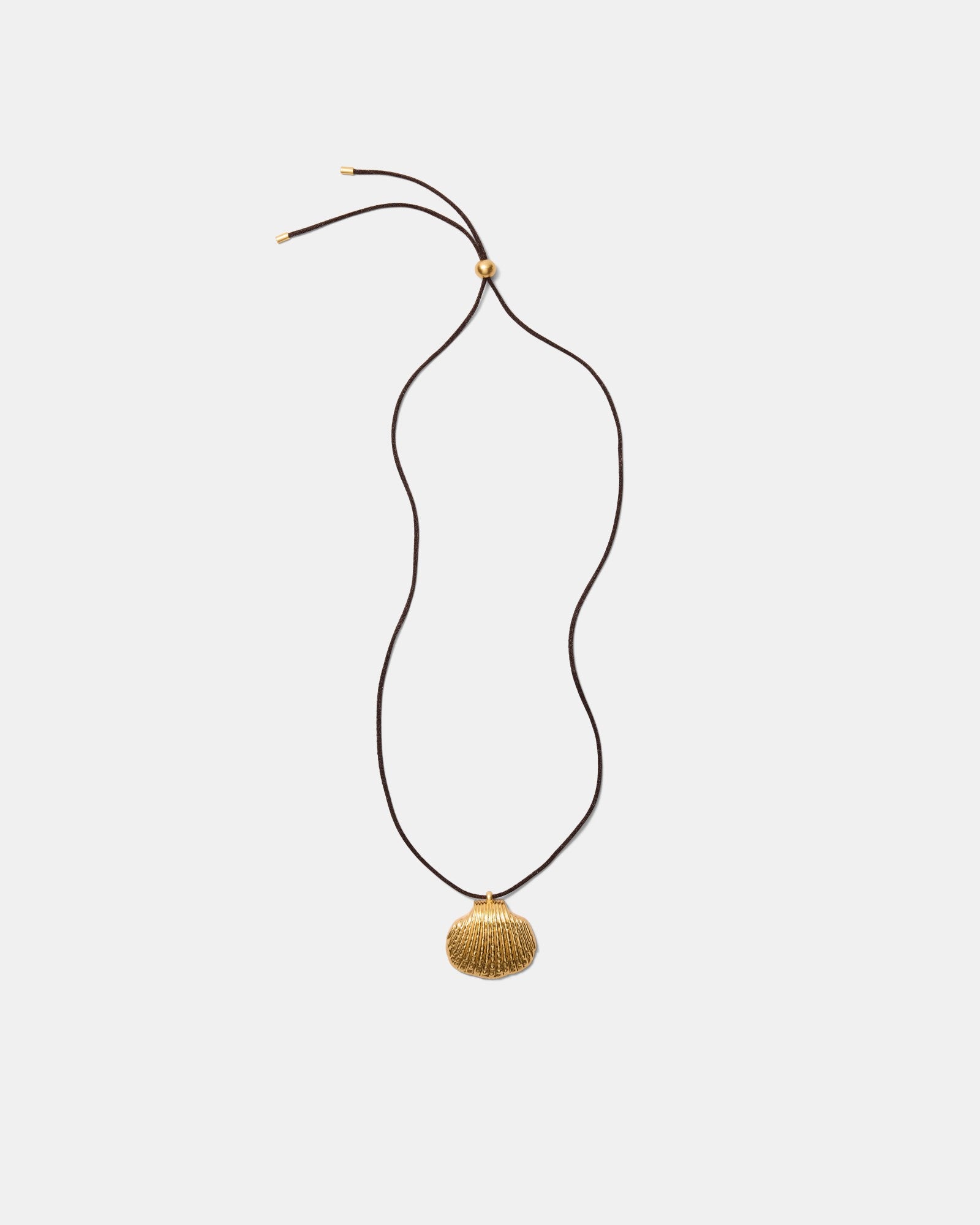 Shell Toggle Necklace - Gold