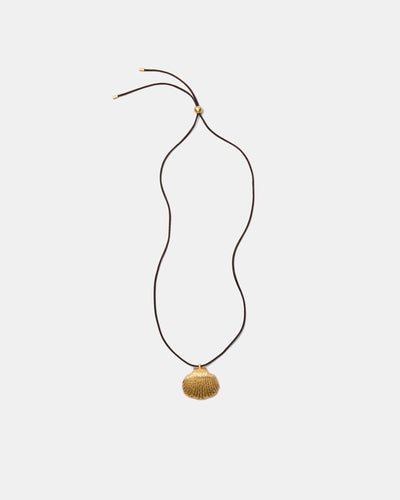 Shell Toggle Necklace - Gold