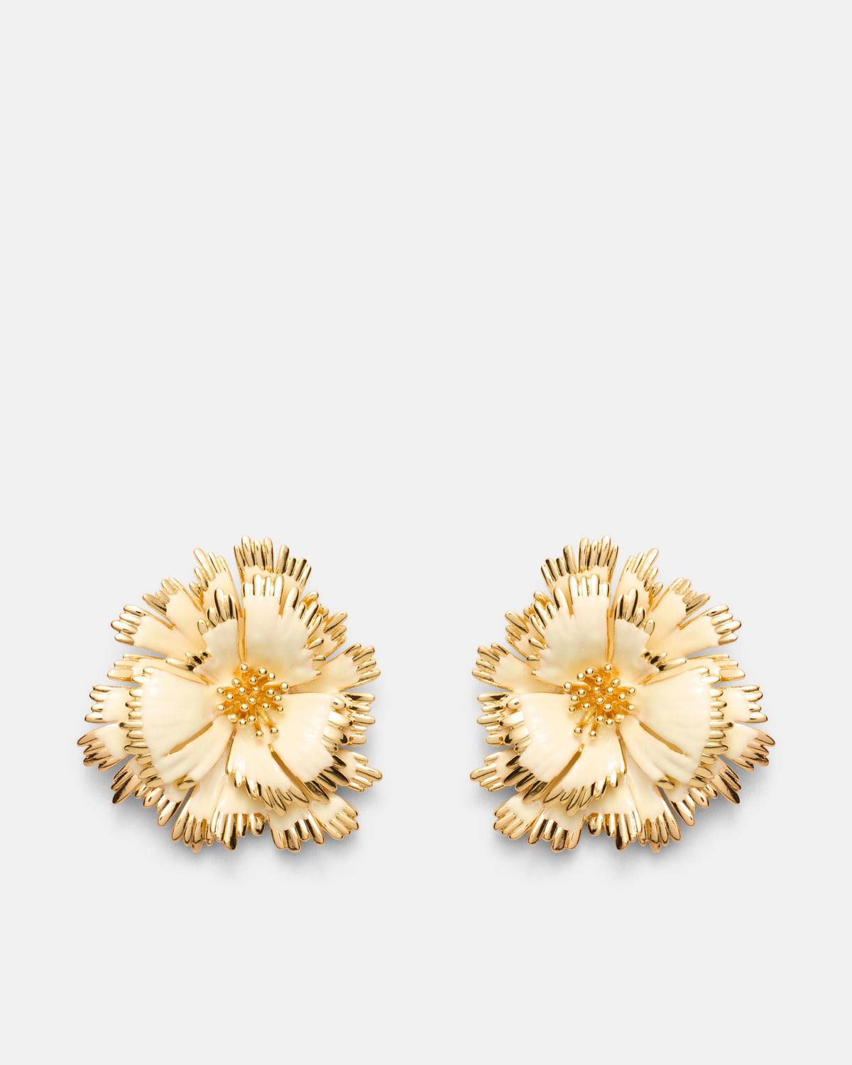 Eternal Beauty Stud Earrings - Buttermilk