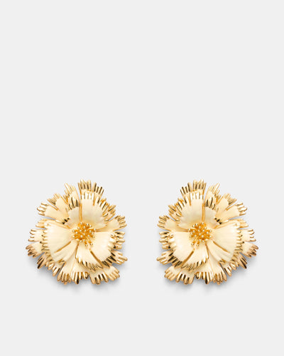 Eternal Beauty Stud Earrings - Buttermilk