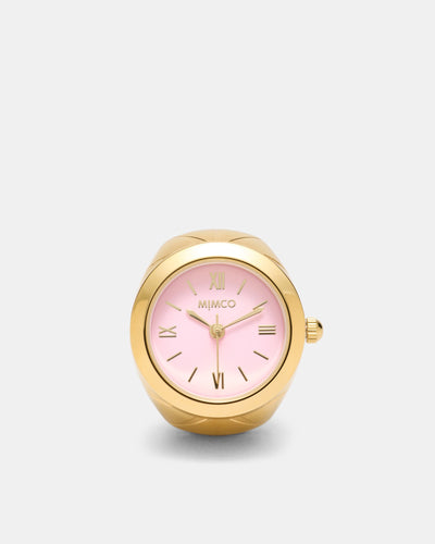 In Time Watch Ring - Pink
