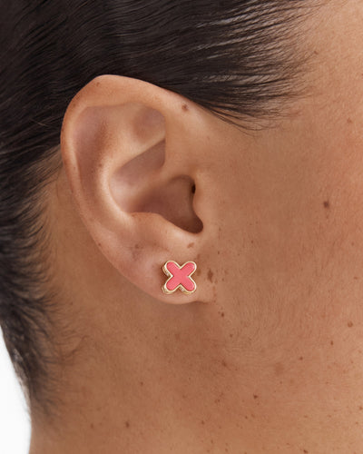 Dreamy Stud Earrings - Flamingo