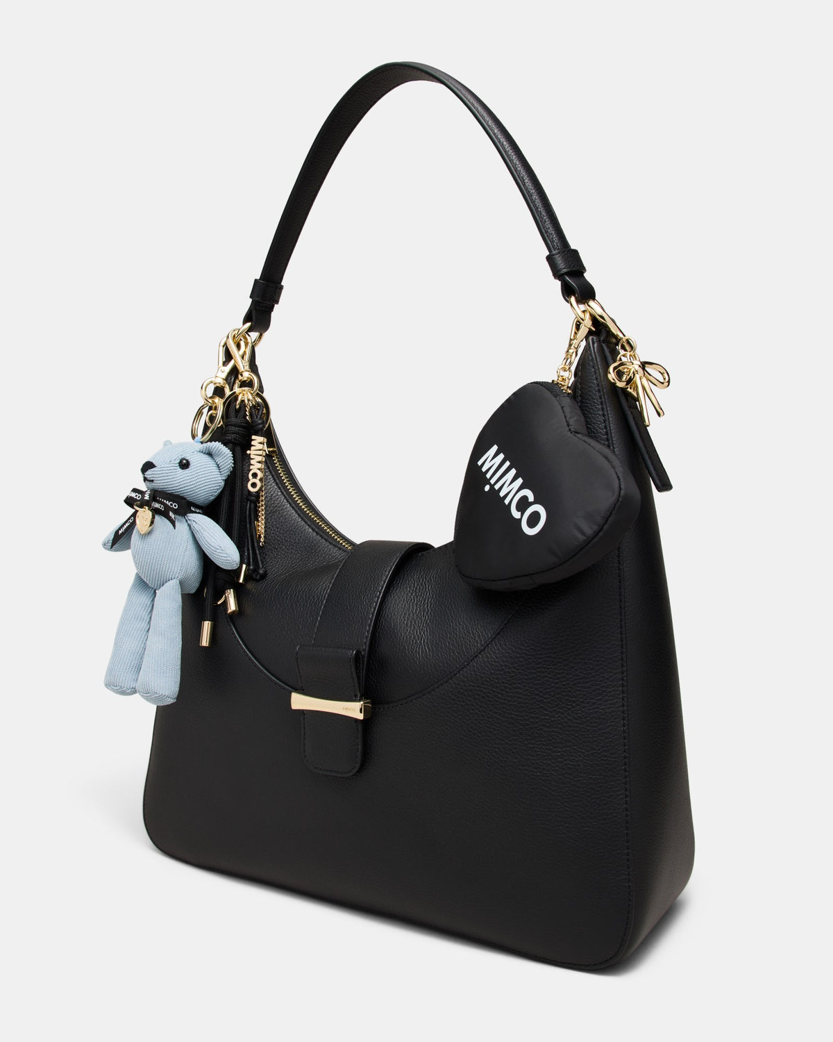 Love Tote Bag Charm - Black