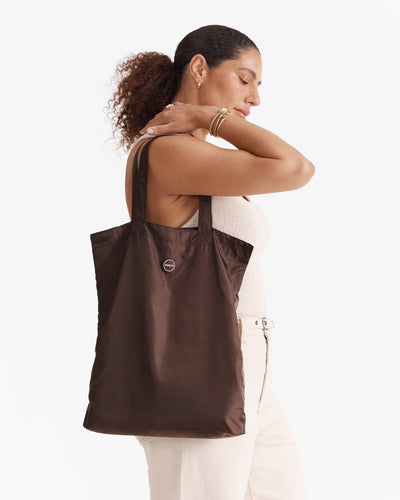 Love Tote Bag Charm - Bitter Chocolate