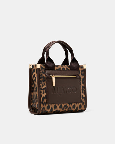 Patch Mini Tote Bag - Leopard