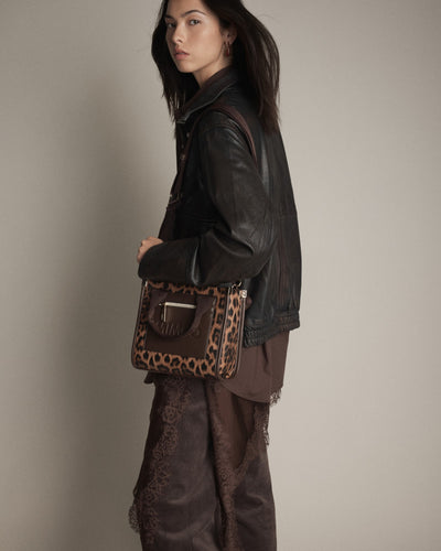 Patch Mini Tote Bag - Leopard
