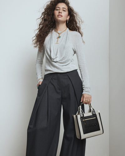 Patch Mini Tote Bag - Black Natural