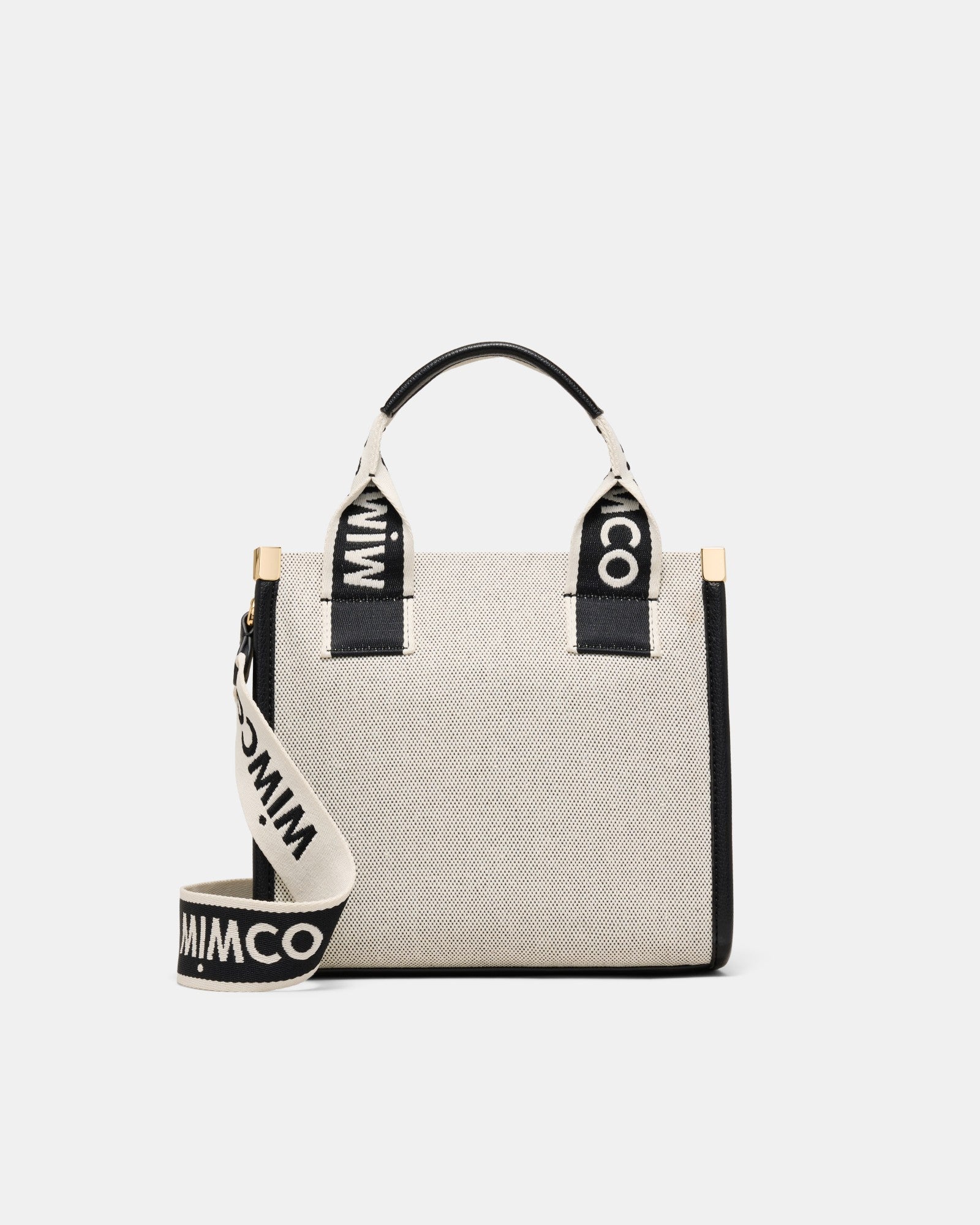 Patch Mini Tote Bag - Black Natural