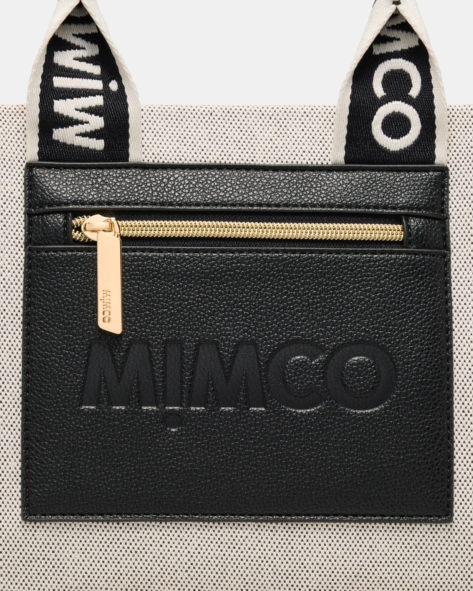 Patch Mini Tote Bag - Black Natural