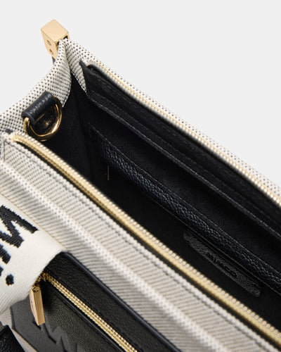 Patch Mini Tote Bag - Black Natural