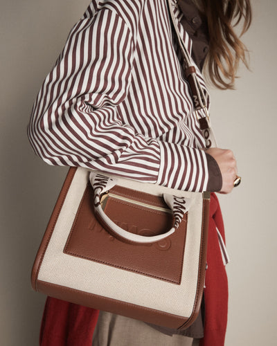 Patch Mini Tote Bag - Walnut