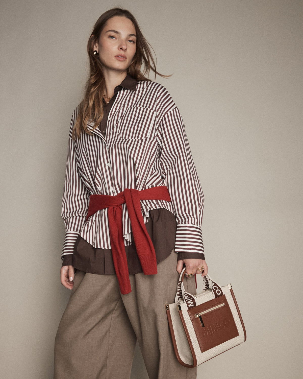 Patch Mini Tote Bag - Walnut