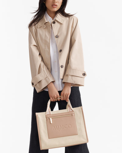 Patch Tote Bag - Natural