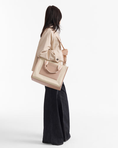 Patch Tote Bag - Natural