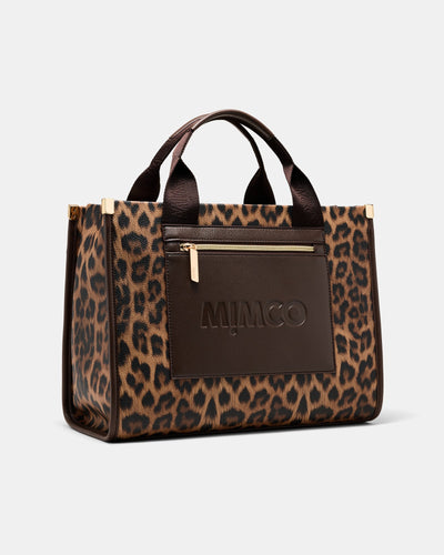 Patch Tote Bag - Leopard
