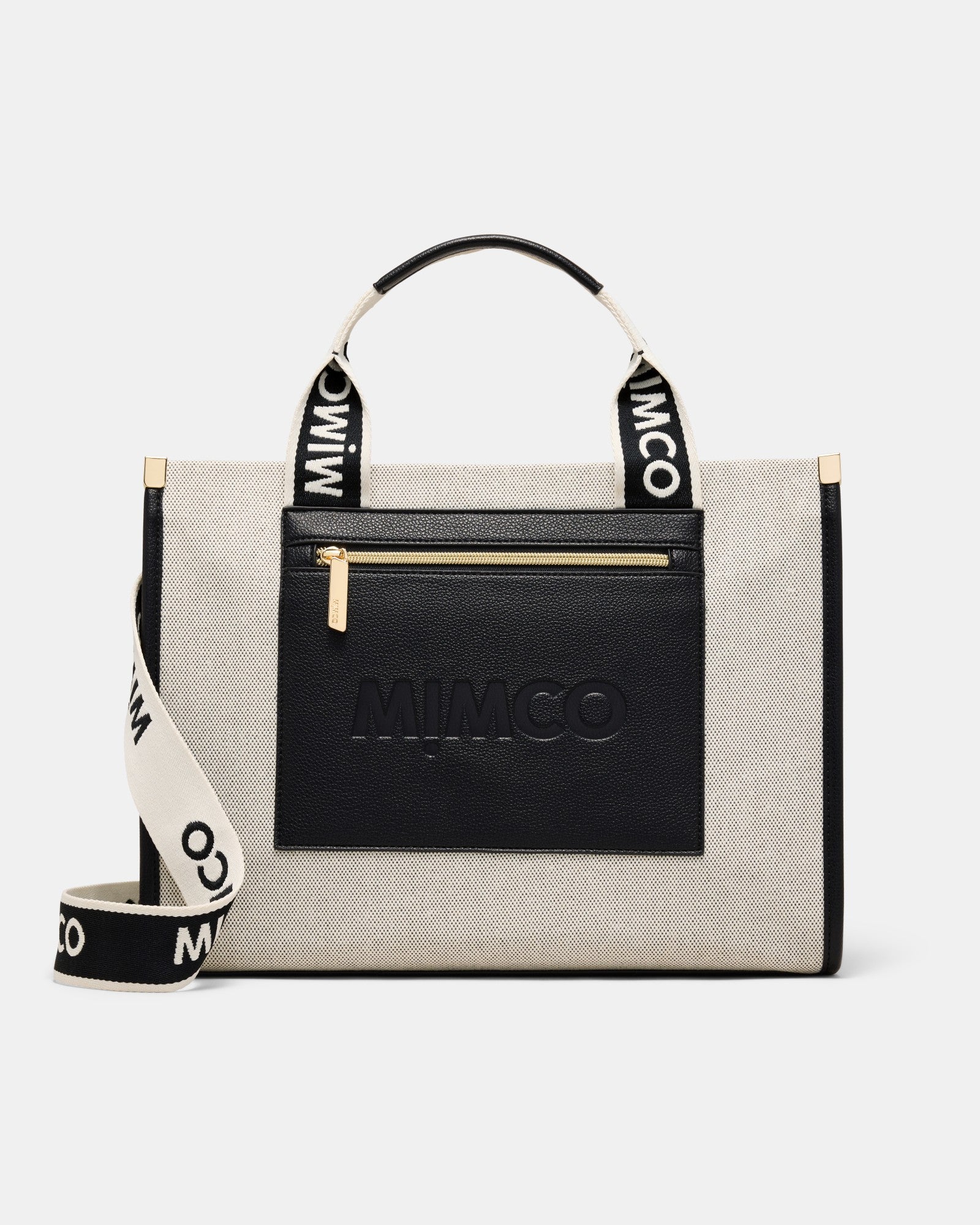 Patch Tote Bag - Black Natural
