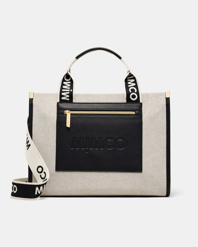 Patch Tote Bag - Black Natural