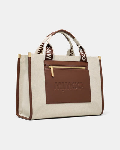 Patch Tote Bag - Walnut