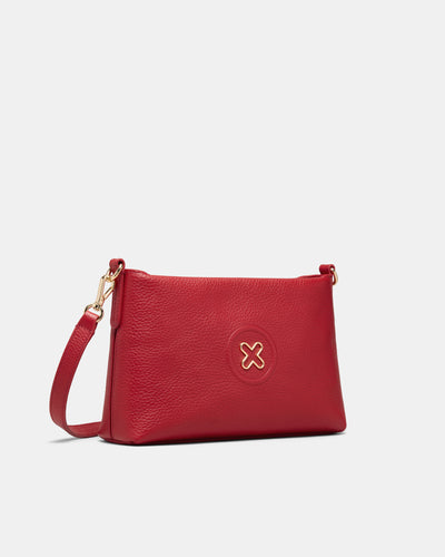 Bay Strap Crossbody Bag - Lipstick Red