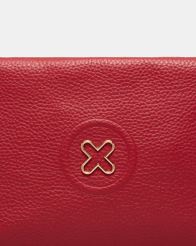 Bay Strap Crossbody Bag - Lipstick Red
