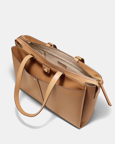 Metro Worker Tote Bag - Caramel