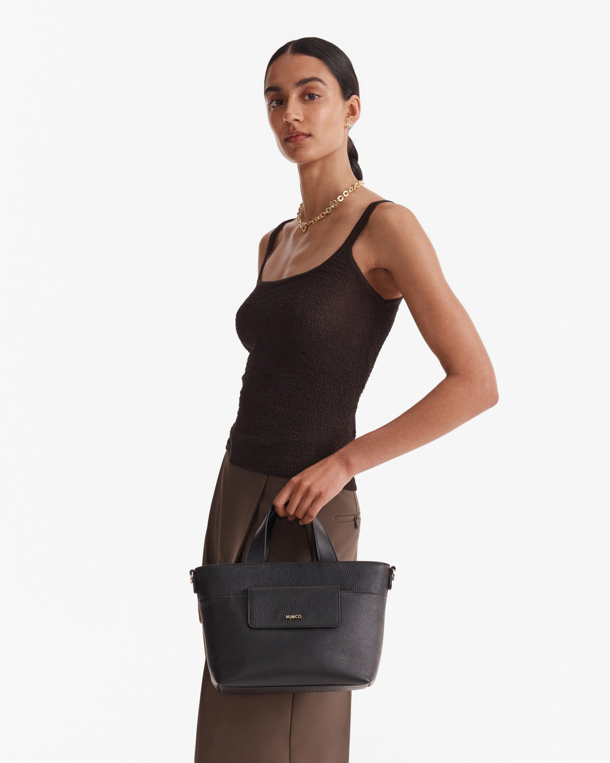Preston Mini Tote Bag - Black