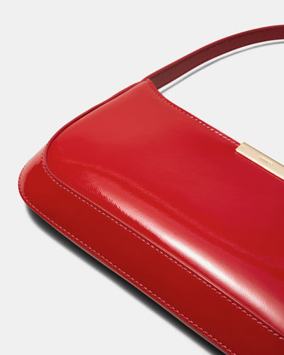 Cove Slim Shoulder Bag - Lipstick Red