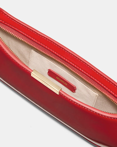Cove Slim Shoulder Bag - Lipstick Red