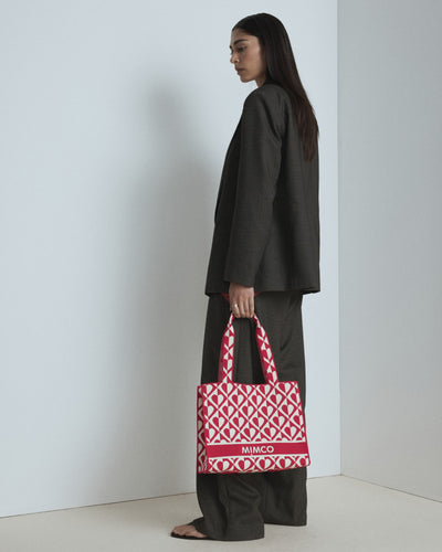 Blondie Boxy Tote Bag - Red Multi