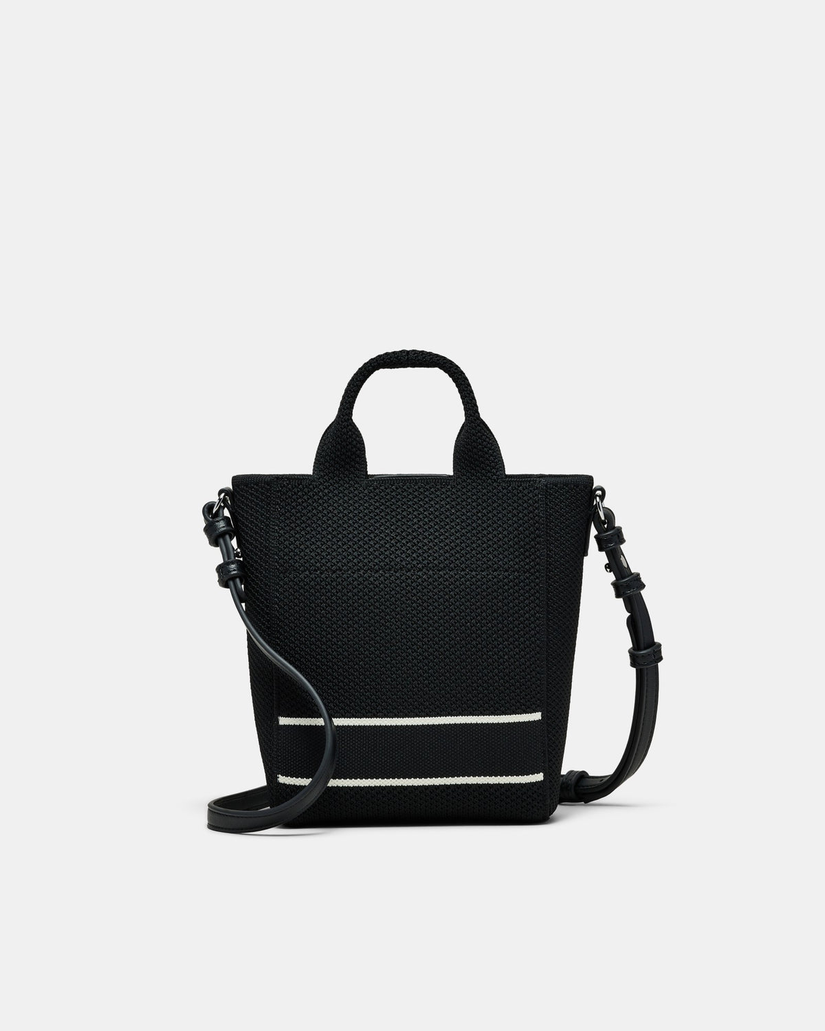Blondie Mini Tote Crossbody Bag - Black