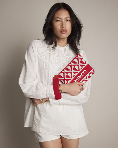 Blondie Pouch - Red Multi