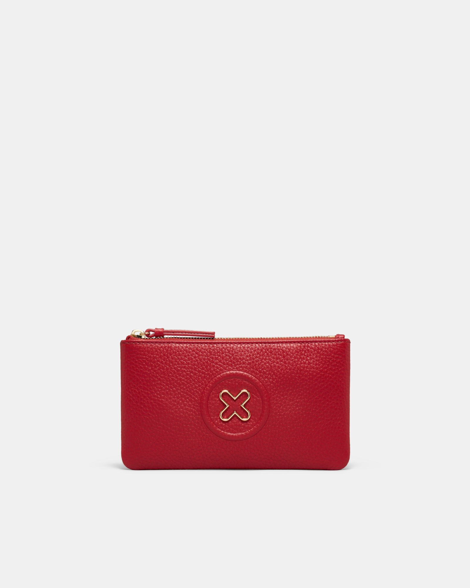 Bay Medium Pouch - Lipstick Red