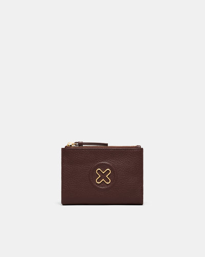 Bay Small Wallet - Mahogany