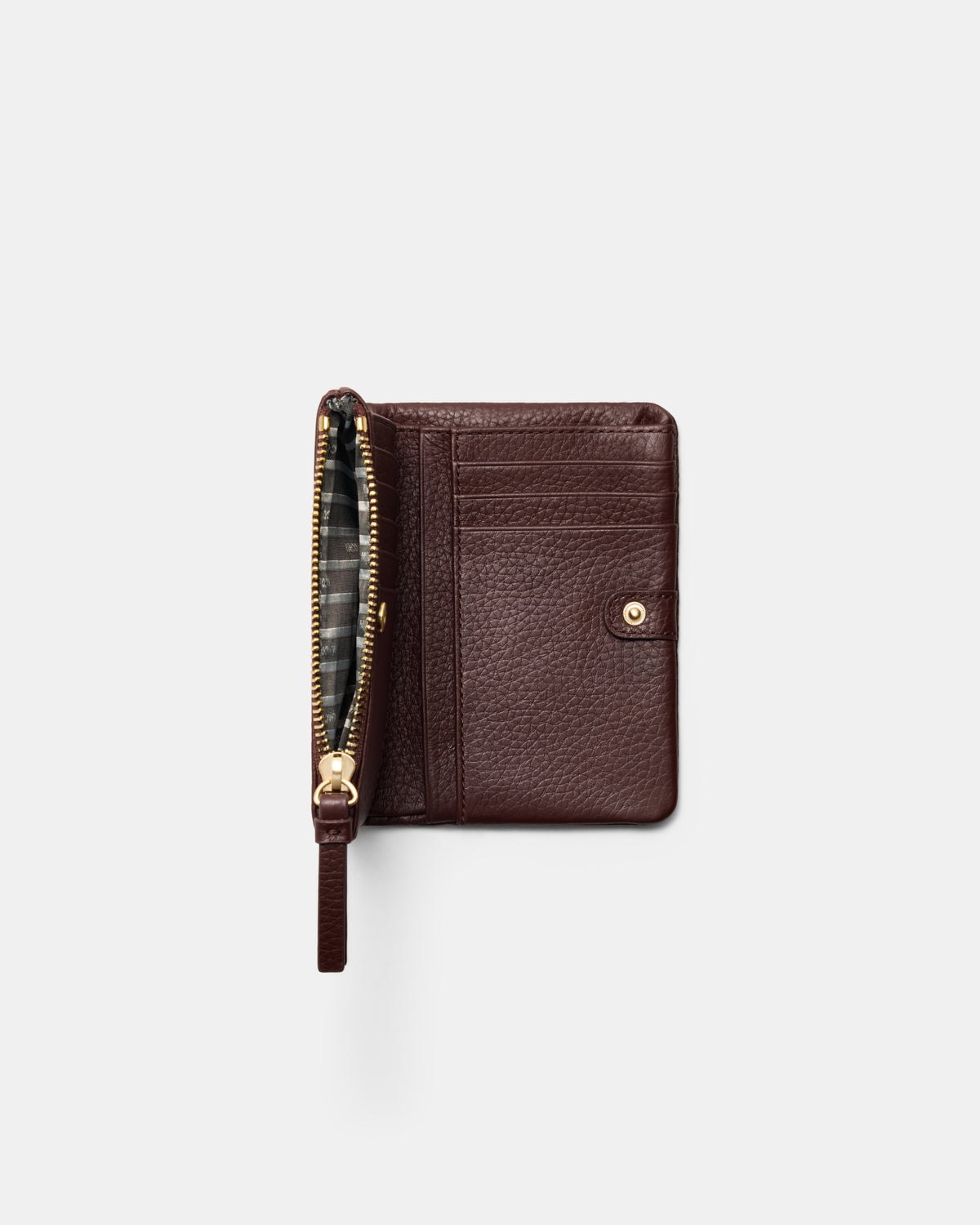 Bay Small Wallet - Mahogany