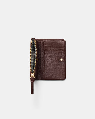 Bay Small Wallet - Mahogany