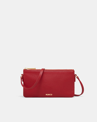 Rhiannon Pouch Crossbody Bag - Lipstick Red