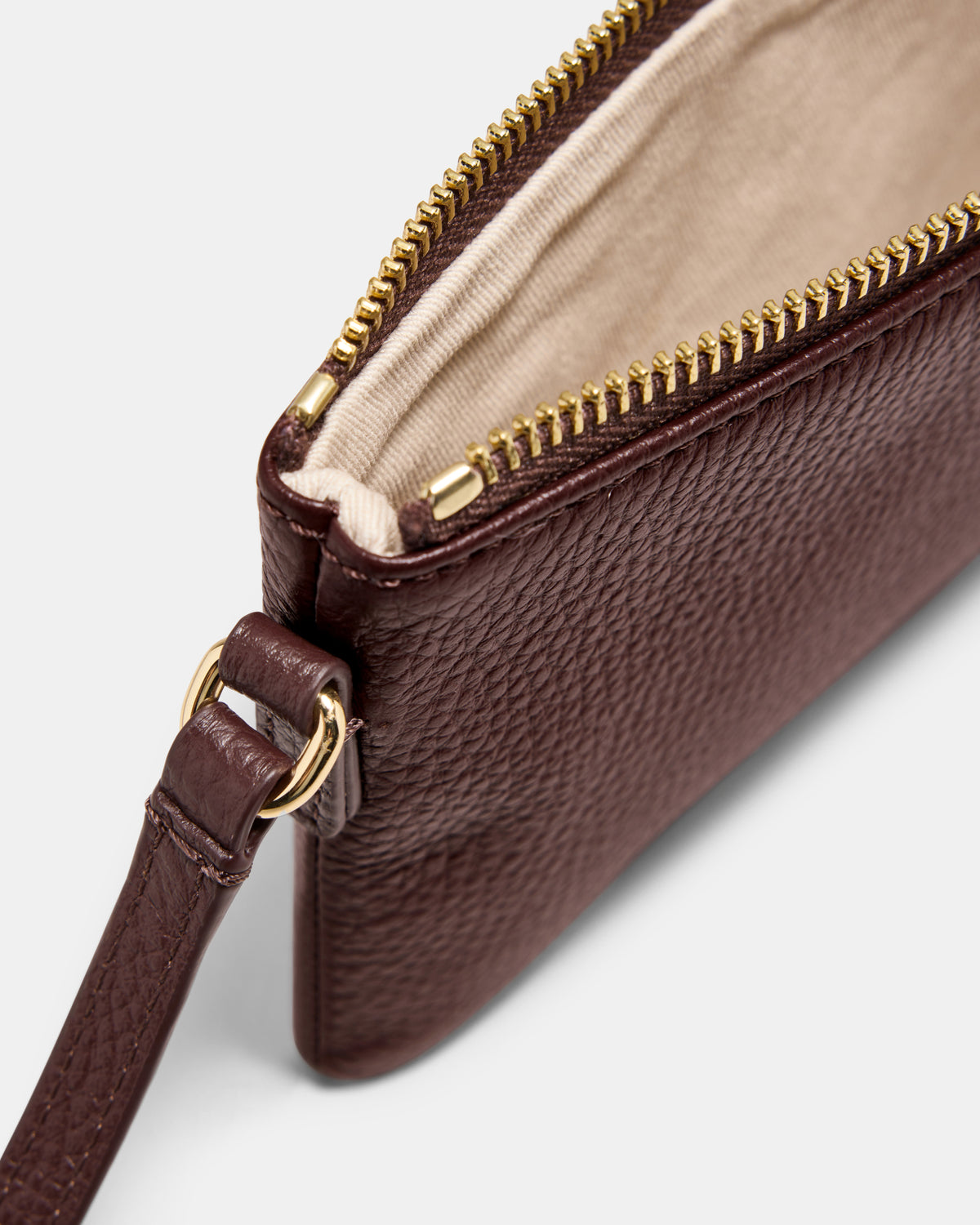 Rhiannon Pouch Crossbody Bag - Brandy