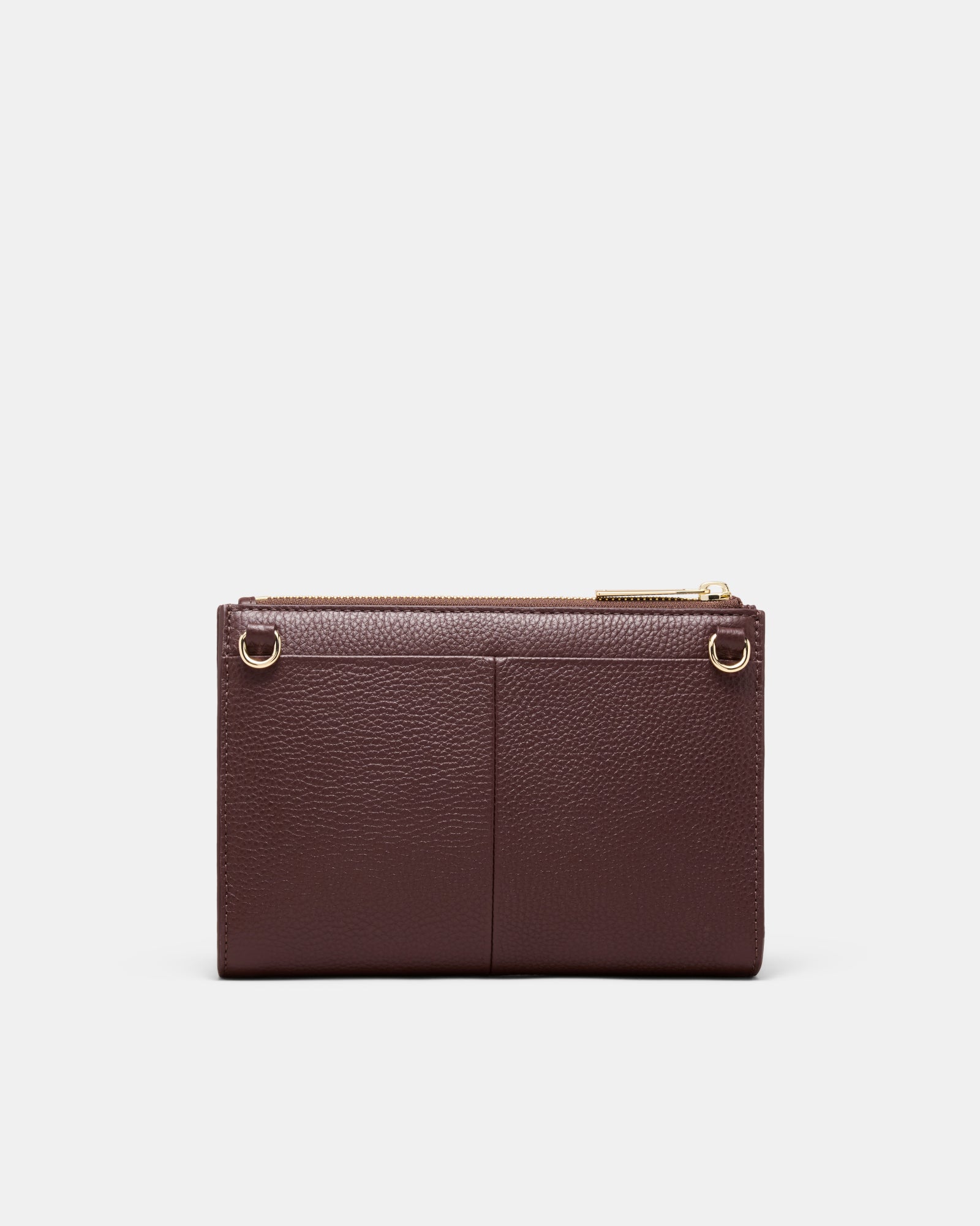 Yvette Gusset Pouch - Brandy