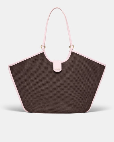 Hera Knit Tote Bag - Mahogany