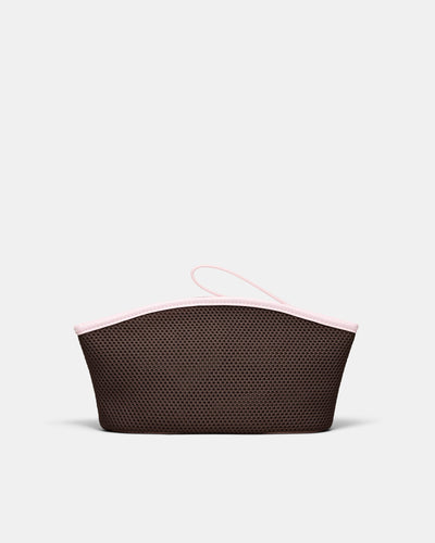 Hera Knit Pouch - Mahogany