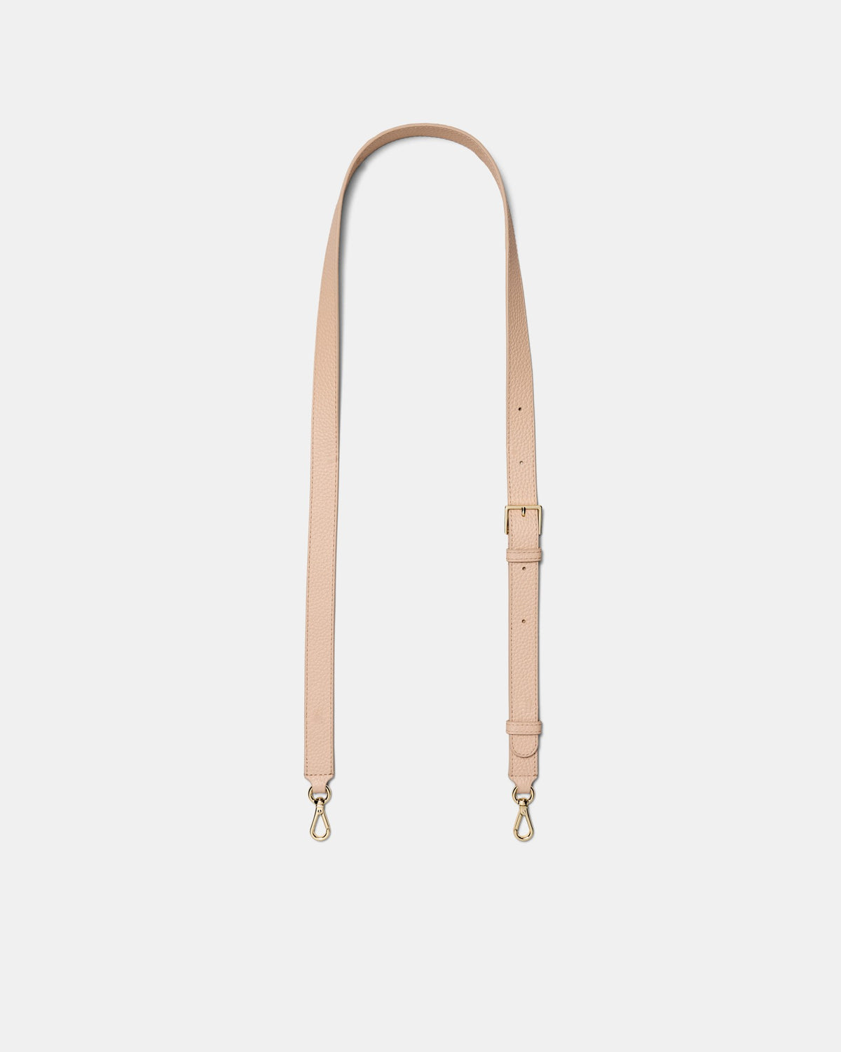 Leather Crossbody Bag Strap - Almond