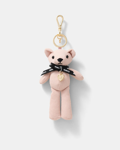 Mimco Bear Bag Charm - Pale Pink