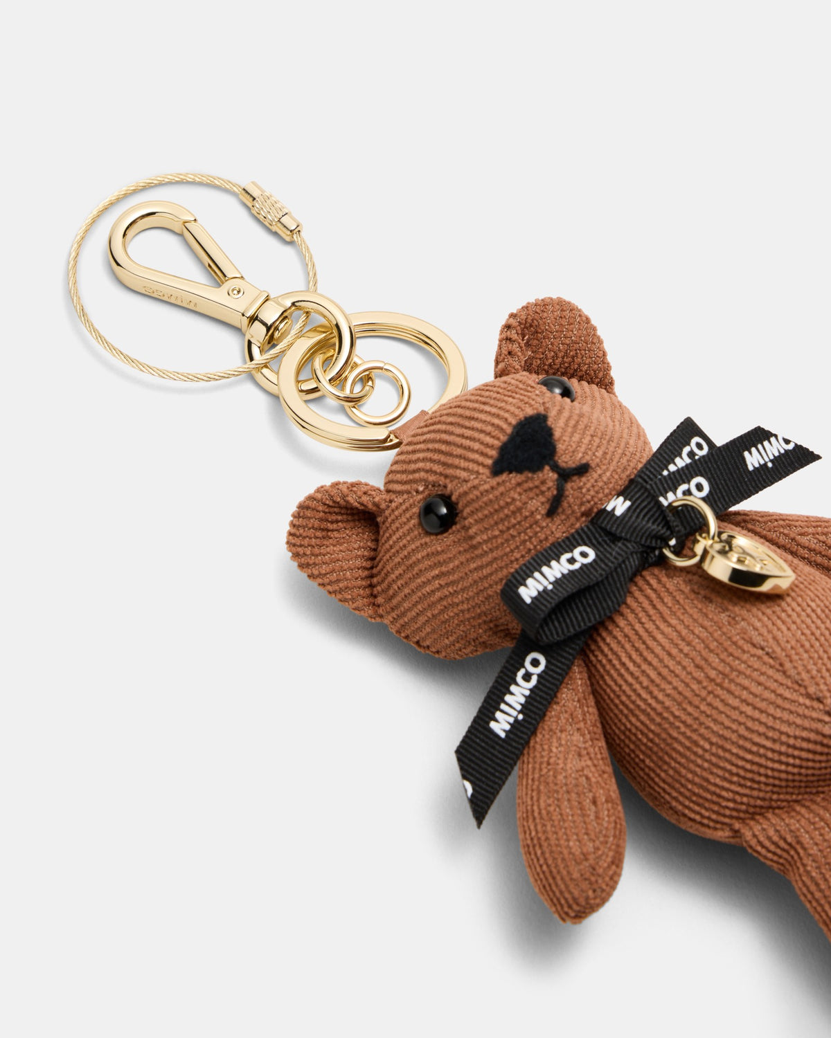 Mimco Bear Bag Charm - Gingerbread