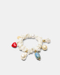 Charm Scrunchie - Vanilla